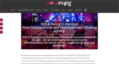 Desktop Screenshot of nolaswing.com